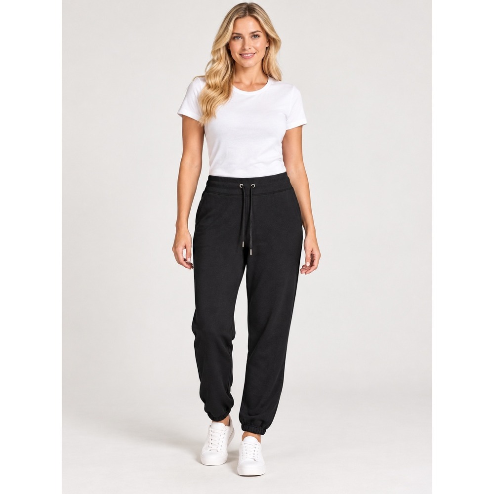 90 Degree by Reflex Womens Black Jogger Sweatpants High Waist Large NWOT